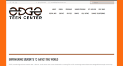 Desktop Screenshot of edgeteencenter.com