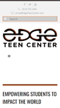 Mobile Screenshot of edgeteencenter.com